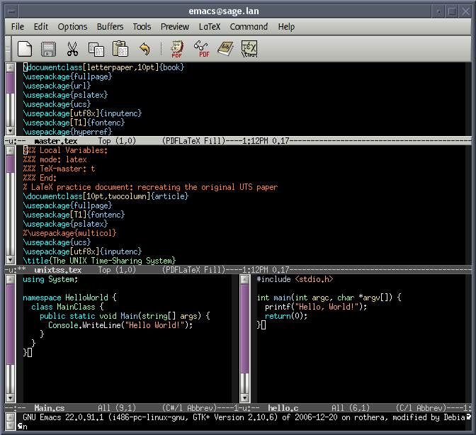 Ολοκληρωμένο περιβάλλον ανάπτυξης σε Emacs